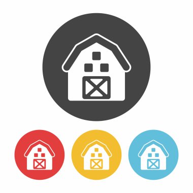 ahır simge vektör çizim vektör çizim