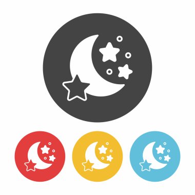 ay simge vektör çizim vektör çizim