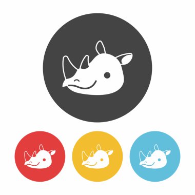 hayvan simgesi vektör illüstrasyonu