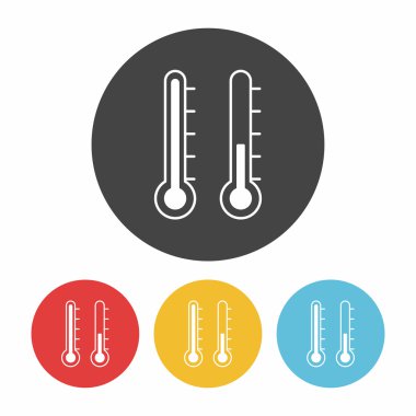 termometre simgesi vektör illüstrasyonu
