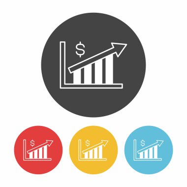 Bilgi grafik simge vektör çizim