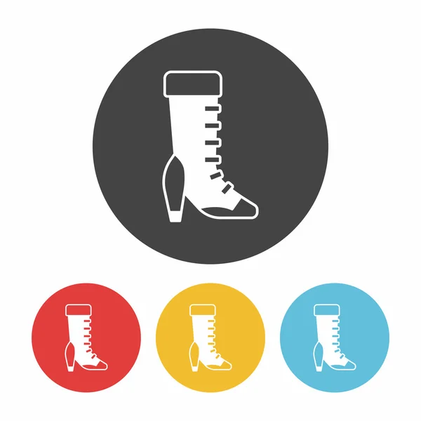 Zapatos icono vector ilustración — Vector de stock