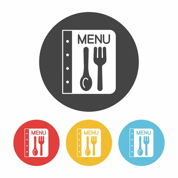 Icono de menú vector ilustración — Vector de stock