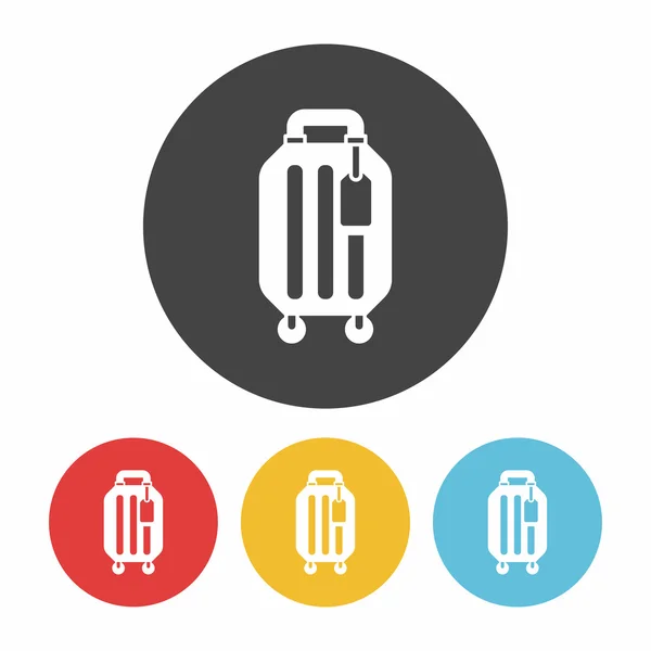Illustration vectorielle icône bagage — Image vectorielle
