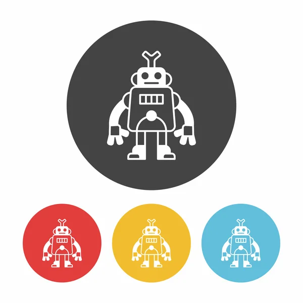 Robot icon vector illustration — Stock Vector