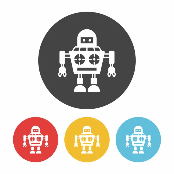 Robot icon vector illustration — Stock Vector