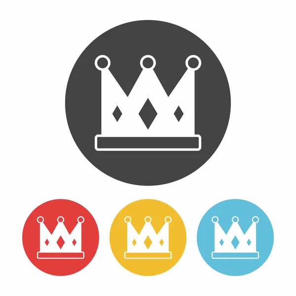 Crown icon vector illustration — Stock Vector