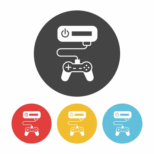 Juego controlador icono vector ilustración — Vector de stock