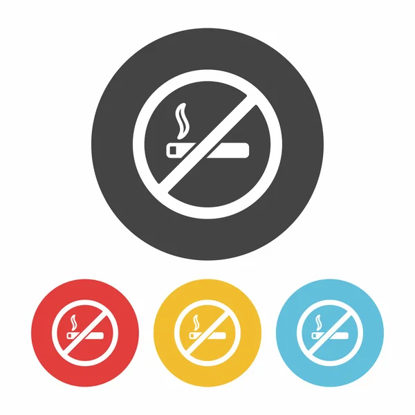 Smoke icon vector illustration — Stock Vector