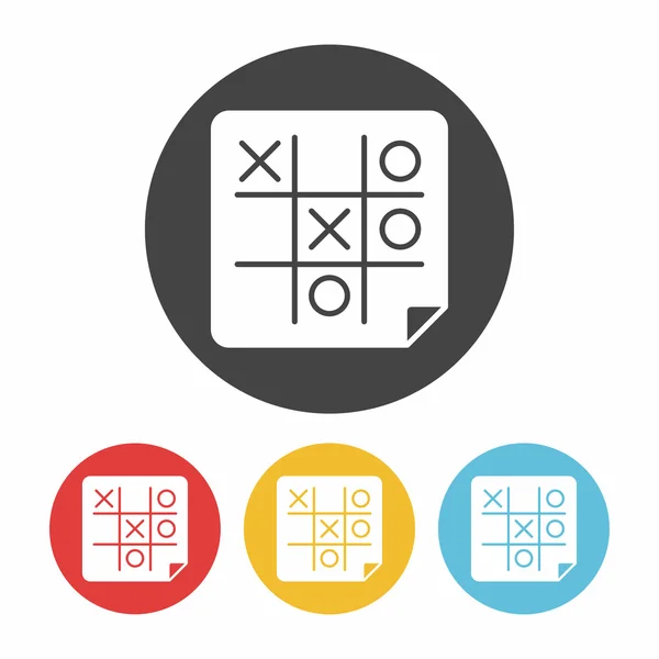 Illustration vectorielle de l'icône Tic Tac Toe — Image vectorielle