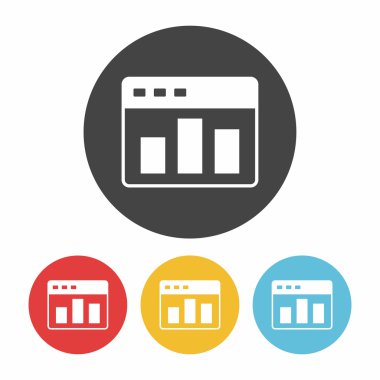 Bilgi grafik simge vektör çizim