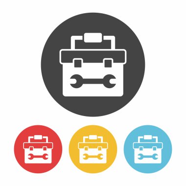 Araç kutusu simge vektör çizim