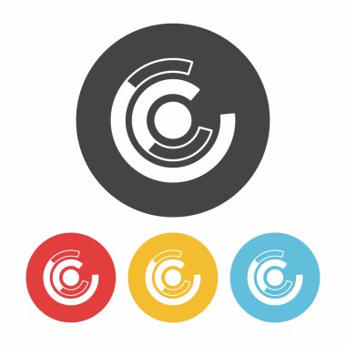 Bilgi grafik simge vektör çizim