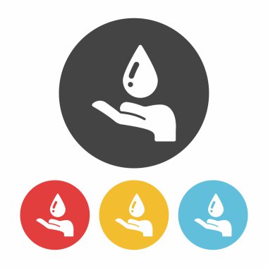 bağış simgesi vektör illüstrasyonu