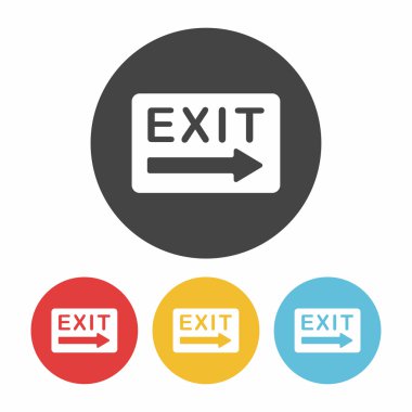 çıkış simgesi çizimi