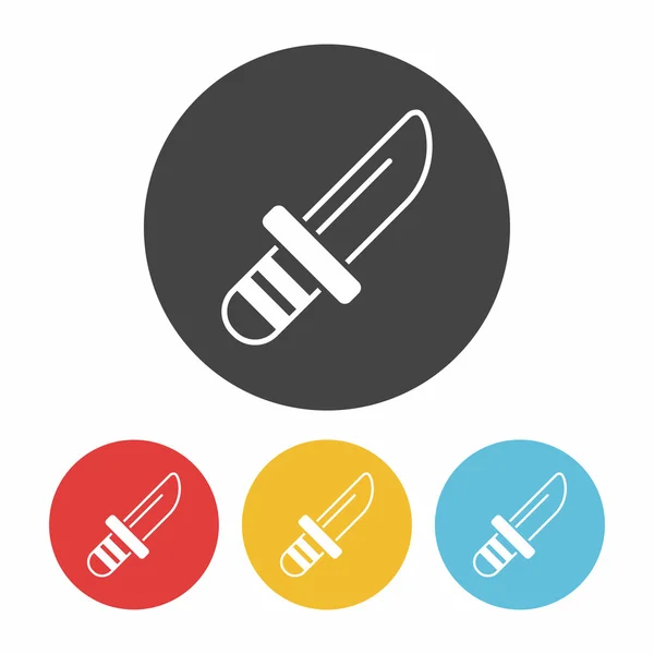 Utilità coltello icona vettoriale illustrazione — Vettoriale Stock