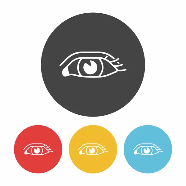 Eye icon vector illustration — Stock Vector