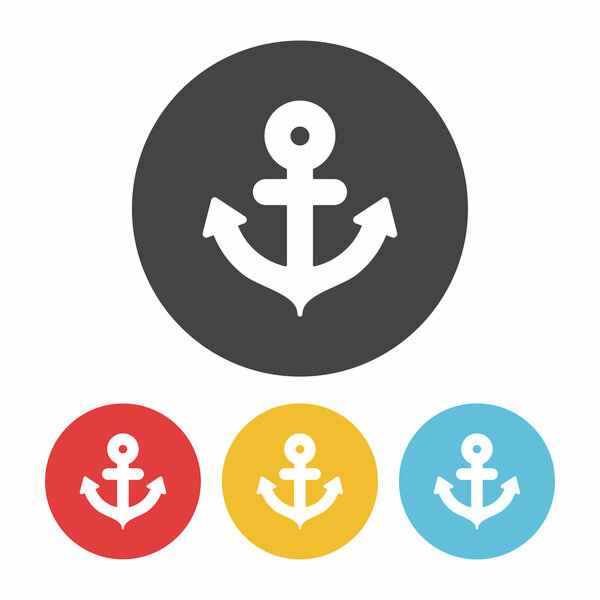 Anchor icon vector illustration