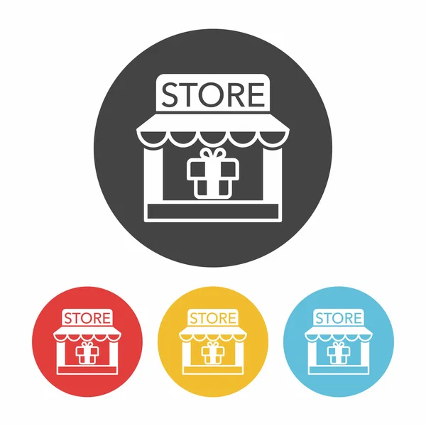 Shopping Store Icon Vektor Illustration — Stockvektor