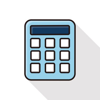 uzun gölge ile hesaplama satırı simgesi