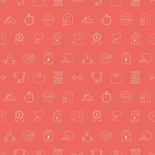 Spor çizgi simge desen seti