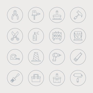 Aracı satır Icon set