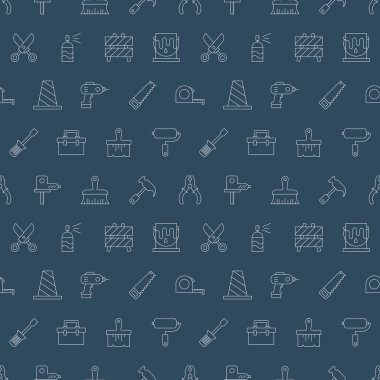 Aracı satır simge desen seti