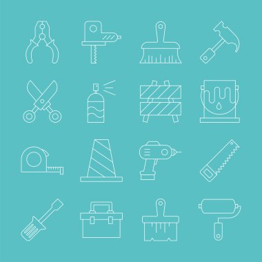 Aracı satır Icon set