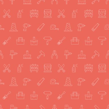 Aracı satır simge desen seti