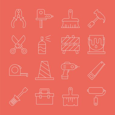 Aracı satır Icon set