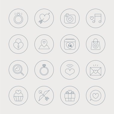 Sevgililer günü satırı simgesi ayarla