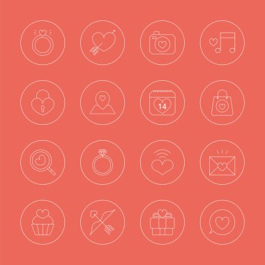 Sevgililer günü satırı simgesi ayarla