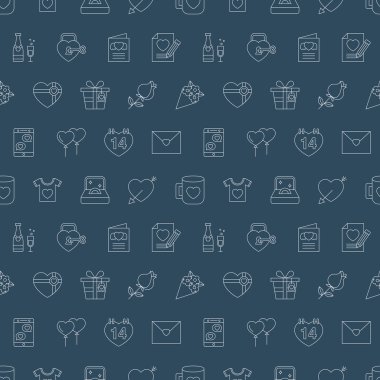 Sevgililer günü çizgi simgesini kalıbı tanımlar