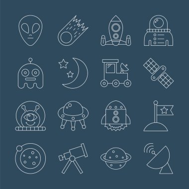 alanı satır Icon set