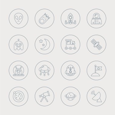 alanı satır Icon set