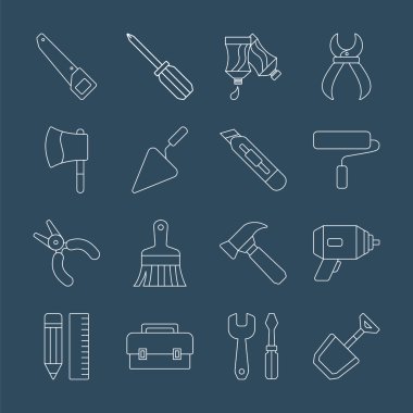 Aracı satır Icon set