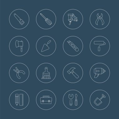 Aracı satır Icon set