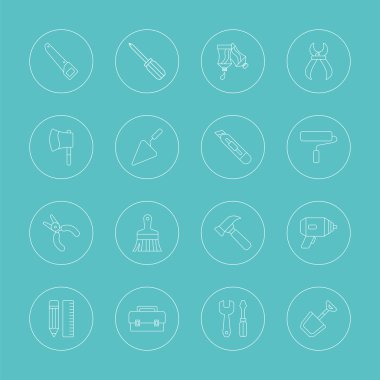 Aracı satır Icon set