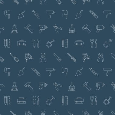 Aracı satır simge desen seti