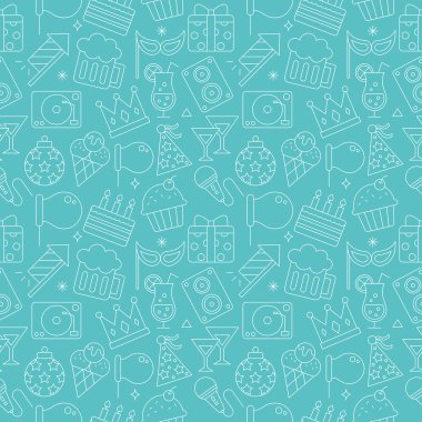 ortak hat simge desen seti