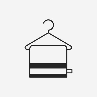 havlu askısı simgesi