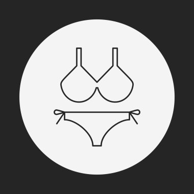 Bikini satırı simgesi
