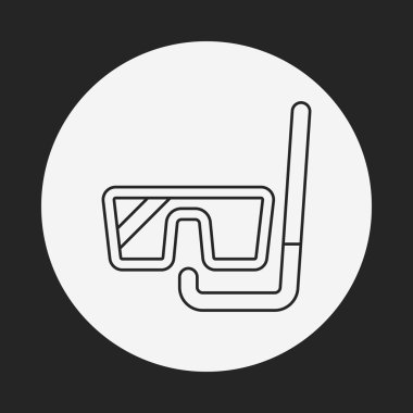 Gözlük satırı simgesi