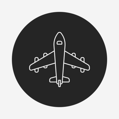 Uçak çizgisi simgesi