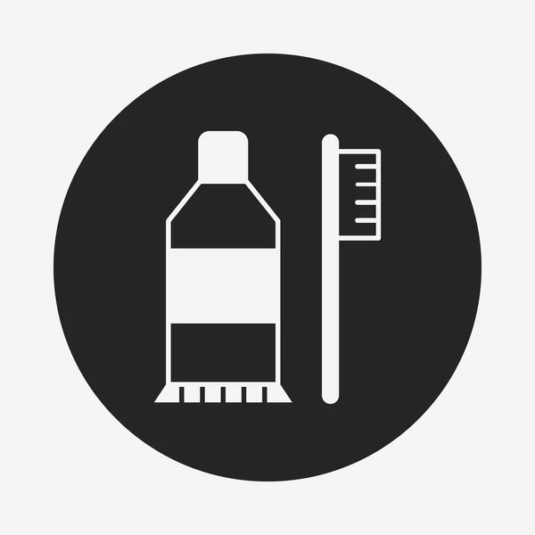 Icono de cepillo de dientes — Vector de stock