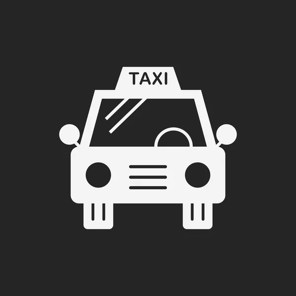 Ícone de táxi — Vetor de Stock