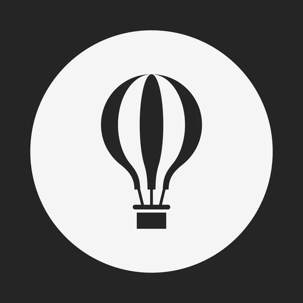Ikona horkovzdušného balónu — Stockový vektor