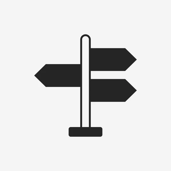 Signpost icon — Stock Vector