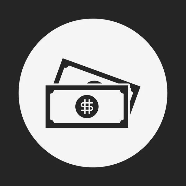 Contant geld pictogram — Stockvector