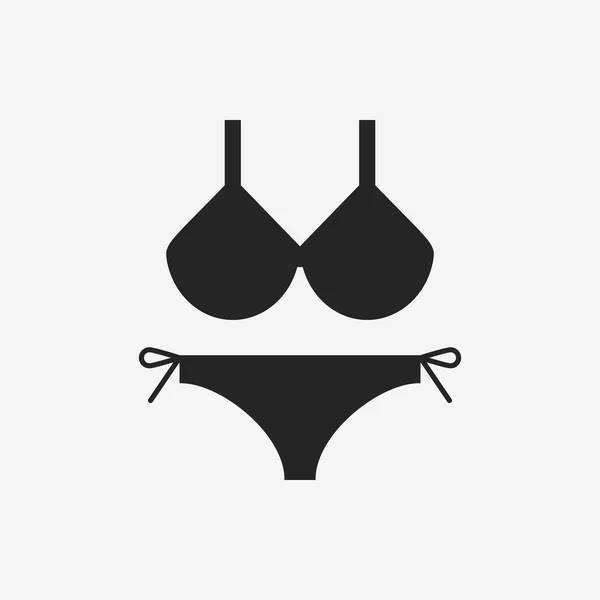 Ikona bikini — Wektor stockowy